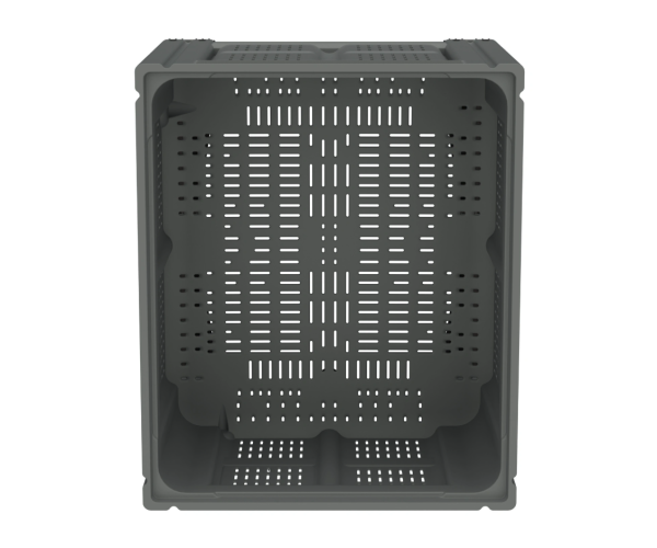 Большой контейнер 1200x1000x780 мм iBOX c перфорированными стенками и дном, на полозьях